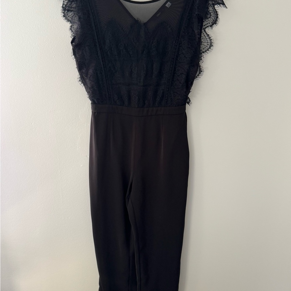 Elegant Black Lace Jumpsuit